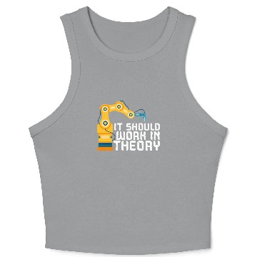 Discover It Should Work In Theory Artificial Intelligence Crop Tank Top
