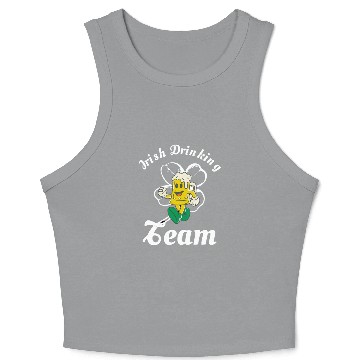 Discover Idée cadeau sait Patrick day : Irish drinking team Crop Tank Top