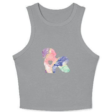 Discover Bichon Frise Lover Bichon Frise Mom Crop Tank Top