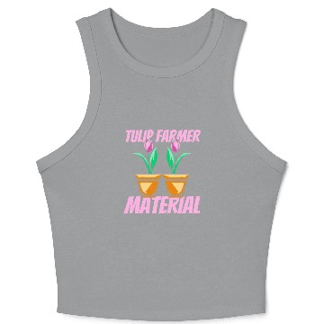 Discover Tulip Gardening Farmer Tulips Crop Tank Top