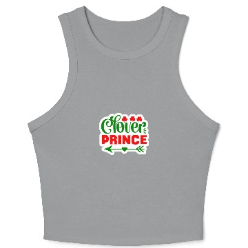 Discover Clover Prince Crop Tank Top