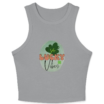 Discover LuckyPatricks Day Sublimation Crop Tank Top