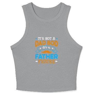 Discover Dad Father Papa Sublimation Crop Tank Top