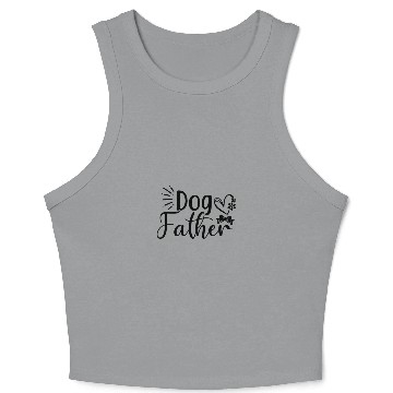 Discover dog father Crop Tank Top