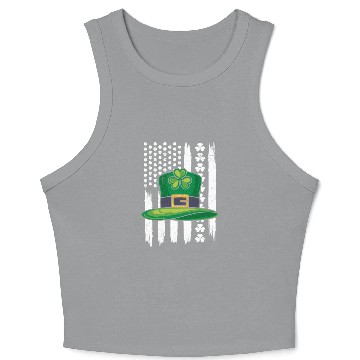 Discover St. Patrick's Day in USA Shenanigans Crop Tank Top