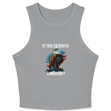 Discover Is This Patriotic Enough American Bald Eagle Crop Tank Top