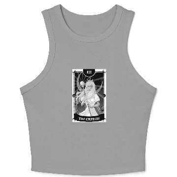 Discover Anime Tarot Card The Empress Gothic Crop Tank Top