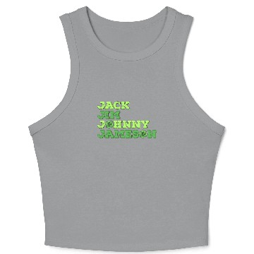 Discover Jack Jim Johnny Jameson 4 Founder St Patrick's Day Crop Tank Top