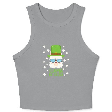 Discover LLama be Irish Lama Alpaca St. Patrick's Day Crop Tank Top