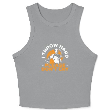 Discover Baseball Player Baseball Coach Baseball Pitcher Crop Tank Top