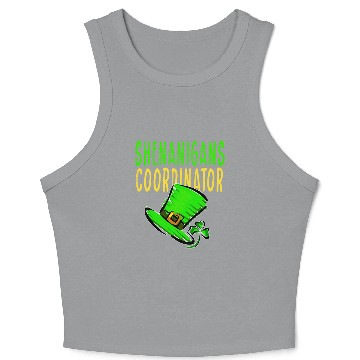 Discover Shenanigans Coordinator St PDay Gnomes Green Proud Crop Tank Top