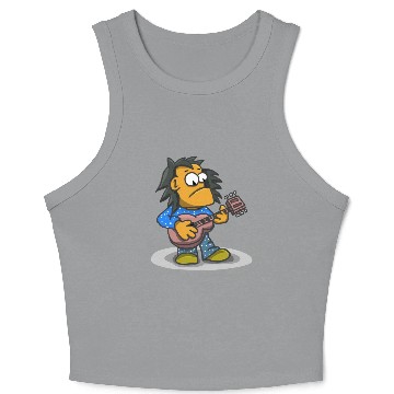 Discover guitar player 2164356 Crop Tank Top