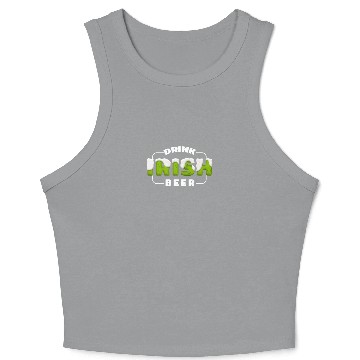Discover Drink Irish Beer, Green Beer, St Patricks Day Crop Tank Top