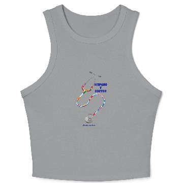 Discover STETHOSCOPE HISPANO Y DOCTOR Crop Tank Top