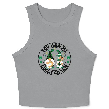 Discover St. Patrick's Day Gnomes Saint Patricks Day Outfit Crop Tank Top