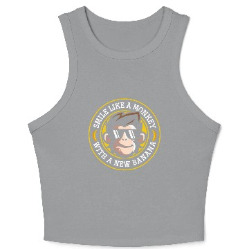 Discover Banana Wilderness Crop Tank Top