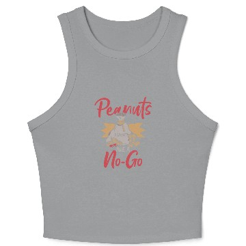 Discover Peanuts Are A No-Go Peanut Allergic Crop Tank Top