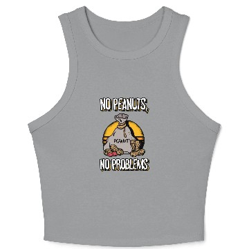 Discover No Peanuts No Problems Peanut Allergic Crop Tank Top