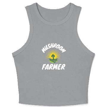 Discover Mushroom Cultivation Farmer Crop Tank Top