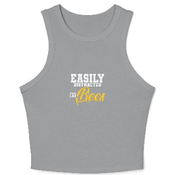 Discover Beekeeper Honey Easily Distracted by Bees Crop Tank Top