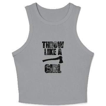 Discover Axe Throwing Crop Tank Top