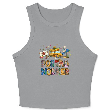 Discover Cinco de Mayo Postal Worker Crop Tank Top Nacho Average