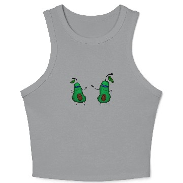 Discover Avocado you are not me Crop Tank Top