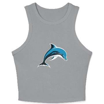 Discover Dolphin Crop Tank Top