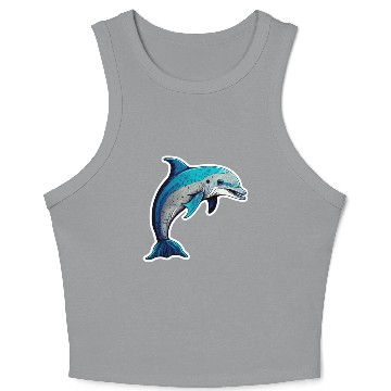 Discover Dolphin Crop Tank Top