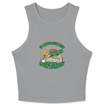 Discover Salamander Herpetologist Reptile Lizard Herping Crop Tank Top