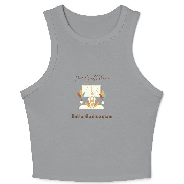 Discover Typography Be yourself Crop Tank Top 6