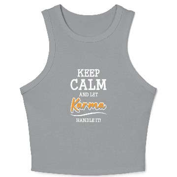 Discover Karma Yoga Ego Crop Tank Top