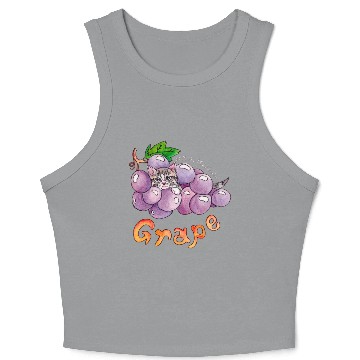 Discover Grape Crop Tank Top