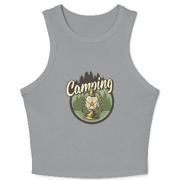 Discover CAMPING LIGHT Crop Tank Top