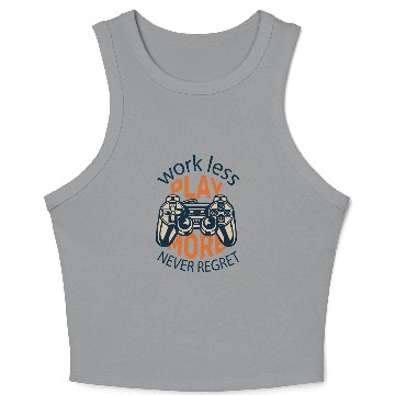 Discover Play More Games Crop Tank Top