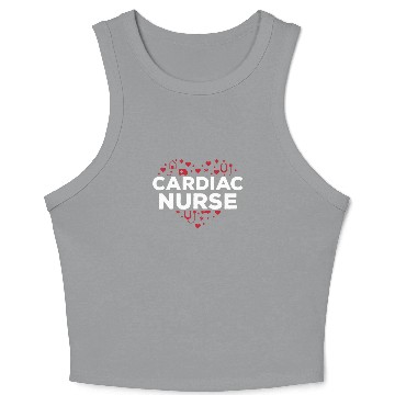 Discover Cardiac Nurse Crop Tank Top