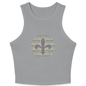 Discover Mardi Gras New Orleans Crop Tank Top
