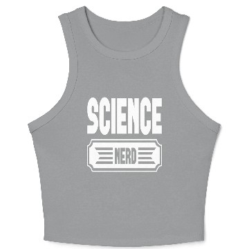 Discover Science Nerd Crop Tank Top