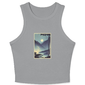 Discover Enchanting Rainforest Night Crop Tank Top