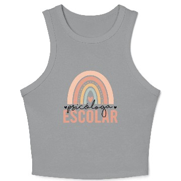Discover School Psychologist Gift Crop Tank Top