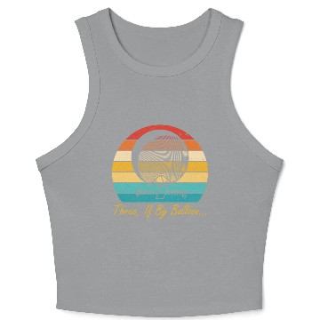 Discover Three, If By Balloon Crop Tank Top