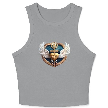 Discover Tropical Paradise Crop Tank Top