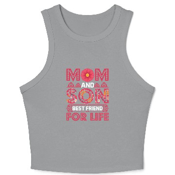 Discover Mom And Son Crop Tank Top