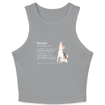 Discover Beagle Definition PWBTS Crop Tank Top
