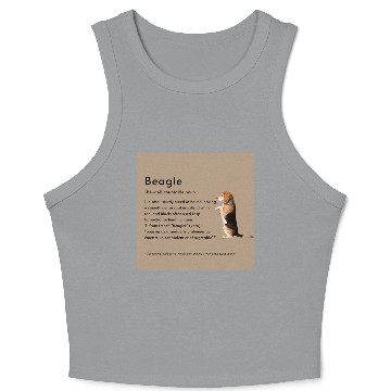 Discover Beagle Definition PSBLBS Crop Tank Top