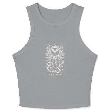 Discover The Sun Terror Tarot Shadow Edition Crop Tank Top