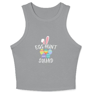 Discover Egg Hunt Squad 2023 Funny Easter Day 2023 Egg Hunt Crop Tank Top