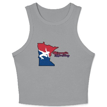 Discover Minnesota Wrestling Crop Tank Top