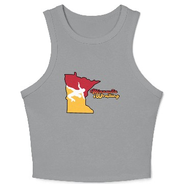 Discover Minnesota Wrestling Crop Tank Top