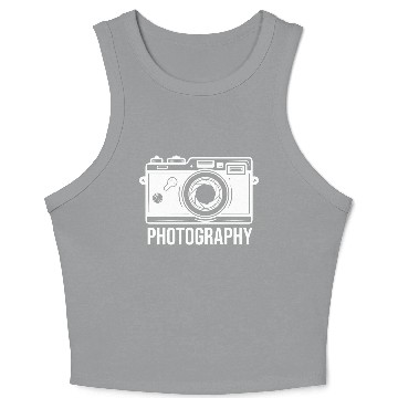 Discover Funny Camera photography quote gift Crop Tank Top